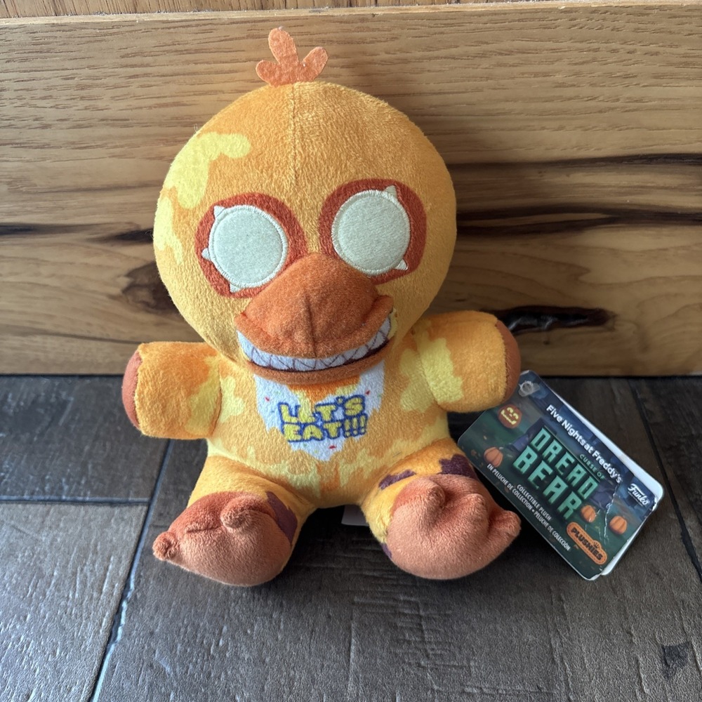 Funko Five Nights At Freddy's FNAF DreadBear Jack-O-Chica Stuffed Plush 7"